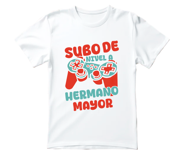 Playera Hermano Sube de Nivel Infantil