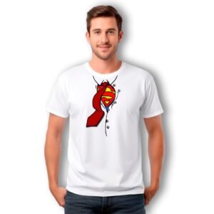 Playera con diseño de Corbata de Superman Dia del Padre