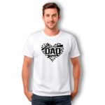 Playera con Corazon y Herramientas Dia del Padre