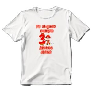 8 Playeras de Bombero para Cumpleaños