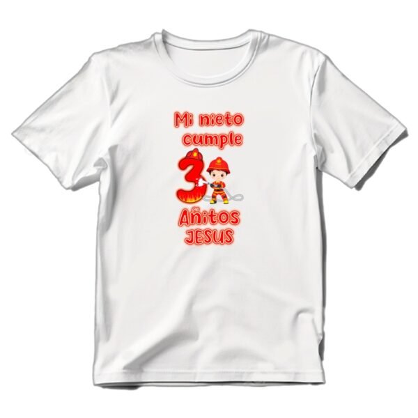 8 Playeras de Bombero para Cumpleaños
