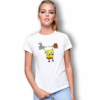 Playera Unisex Bob Esponja Levantando Pesas GYM
