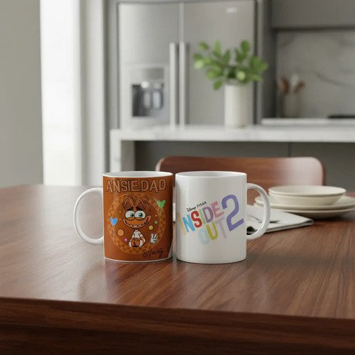 Taza Intensamente 2 De Cerámica 325 Ml.