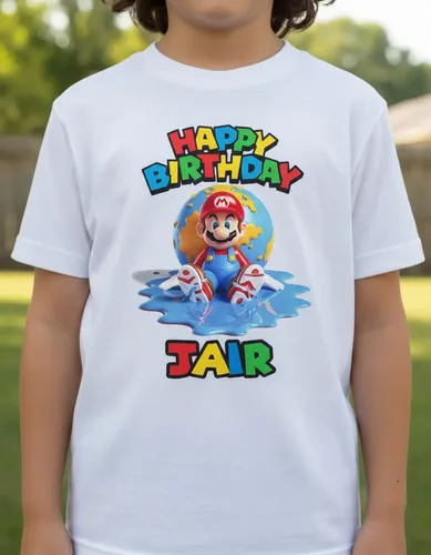 D_603205-MLM93119764805_092025-O.webp Playera Mario Bros Para Cumpleaños Personalizada Fiesta
