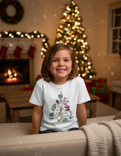 D_611226-MLM98265086071_112025-O.jpg Playera Infantil Intensamente Navidad