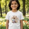 D_614720-MLM94469982278_102025-O.jpg Playera Infantil De Capibara Arcoiris