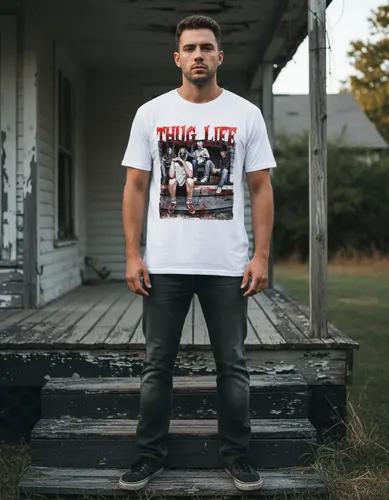 D_614965-MLM94493852507_102025-O.webp Playera De Terror Para Halloween Unisex Thug Life Colección