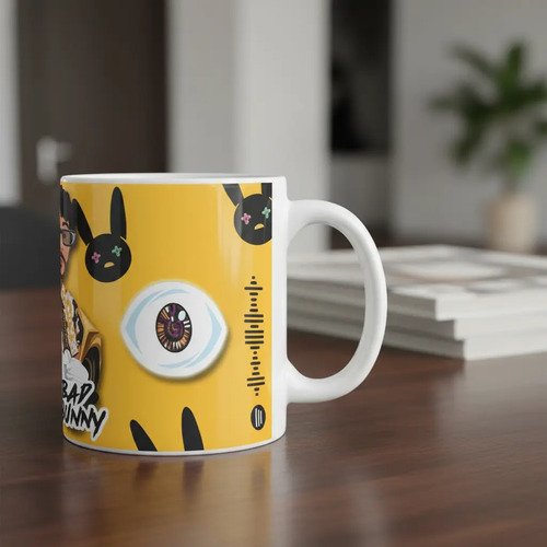 Taza De Bad Bunny Varios Diseños Bonitos