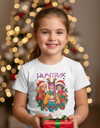 D_615791-MLM100713534780_122025-O.jpg Playera Navideña Huntrix Demon Hunters Infantil