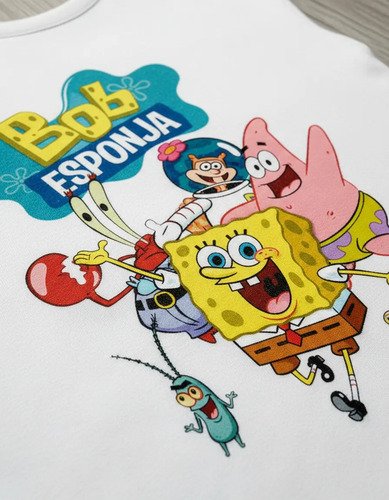 Playera Infantil De Bob Esponja Y Amigos