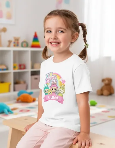 Playera Labubu Happy Birthday