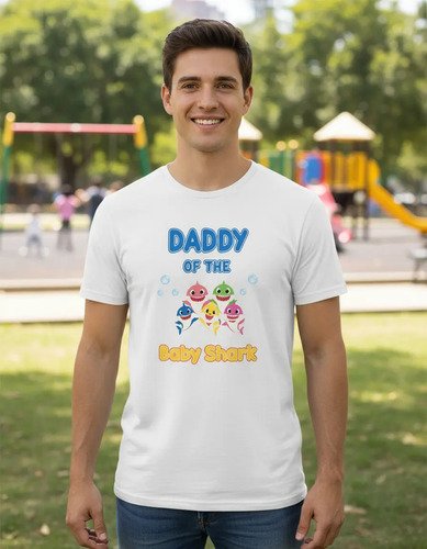 Combo 2 Playeras Unisex + 1 Playera Infantil De Baby Shark