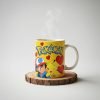 Taza Pokémon Ash Y Pikachu Con Corazones Regalo Ideal 11oz