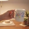 Taza Intensamente 2 De Cerámica 325 Ml.