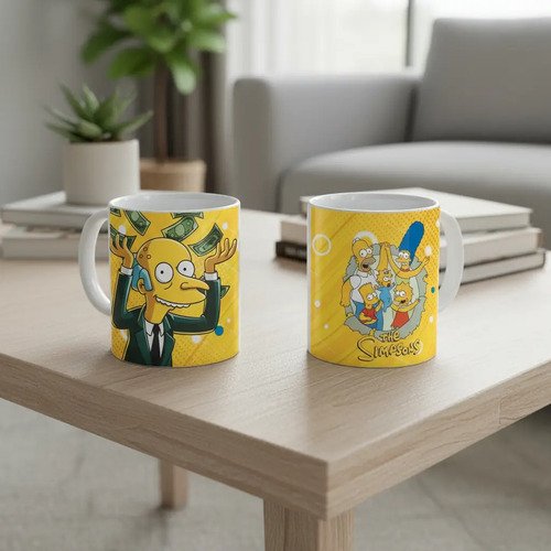 Taza De Los Simsons Diferentes Personajes
