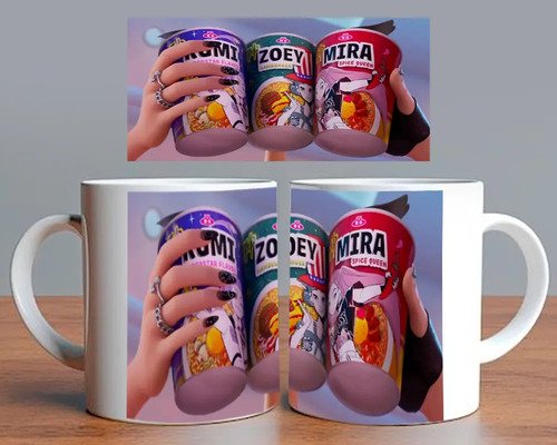 D_632653-MLM91838570253_092025-O.jpg Taza Huntrix Las Guerreras K-pop