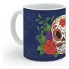 Taza De Calaveras Día De Muertos Ceramica