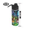 D_650868-MLM113935508241_062026-O.jpg Botella De Agua 750 Ml Aluminio - Minecraft