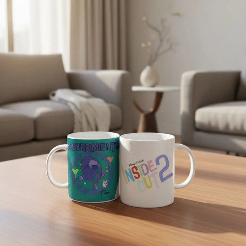 Taza Intensamente 2 De Cerámica 325 Ml.