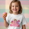 D_663367-MLM94087228239_102025-O.jpg Playera Infantil Mis Pastelitos Feliz Cumpleaños