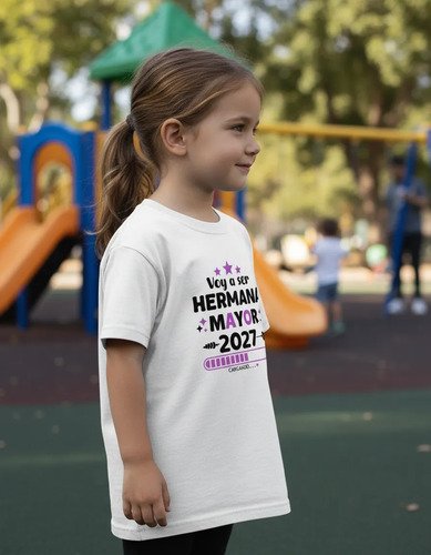 Playera Infantil Personalizada Hermano O Hermana Mayor