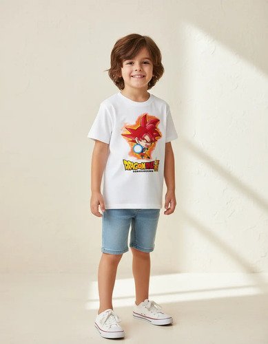 D_676589-MLM94886367421_102025-O.jpg Playera Infantil Dragon Ball Super De Goku