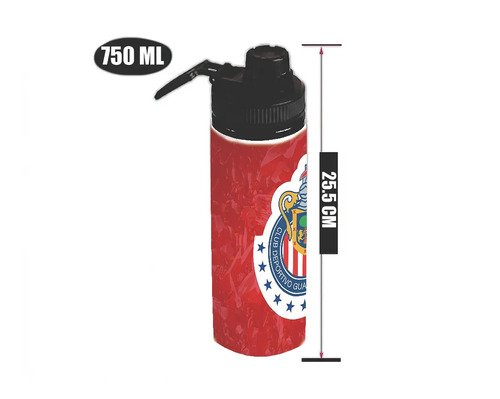 Botella De Agua 750 Ml Aluminio - De Las Chivas