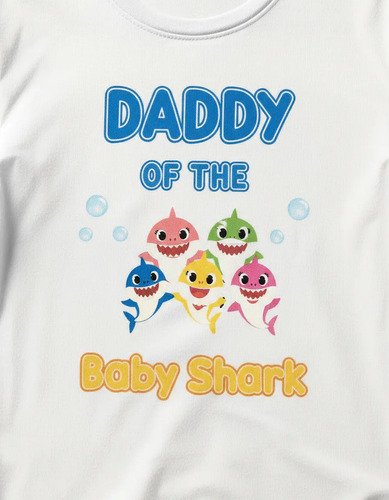 Combo 2 Playeras Unisex + 1 Playera Infantil De Baby Shark