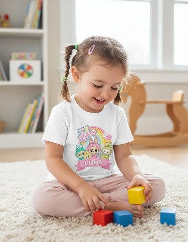 Playera Labubu Happy Birthday