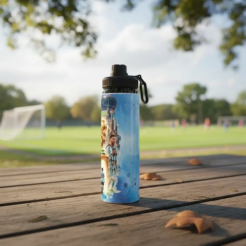 Botella De Agua 750ml Aluminio - Argentina Messi