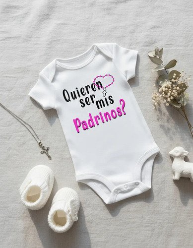 Pañalero Quieren Ser Mis Padrinos Para Niño O Niña