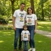 Kit Familiar 3 Playeras Personalizadas Cumpleaños Sonic