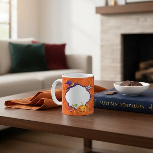 Taza Personalizada De Halloween Con Tu Foto