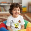 Playera Infantil Bob Esponja Pesas Gym