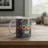 Taza De Calaveras Día De Muertos Ceramica