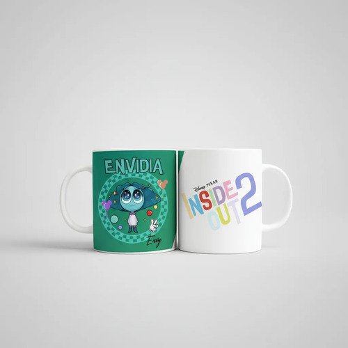 Taza Intensamente 2 De Cerámica 325 Ml.