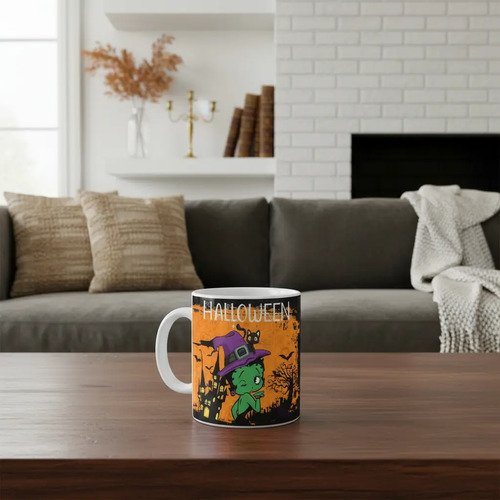 Taza Personalizada De Halloween Con Tu Foto