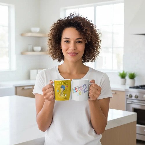 Taza Intensamente 2 De Cerámica 325 Ml.