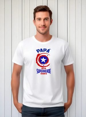 D_713508-MLM85424493963_052025-O.jpg Playera Papá Eres Mi Superhéroe Favorito