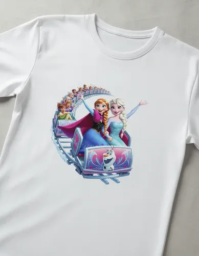 Playera Frozen Hermanas Elsa Y Anna Diseño Infantil