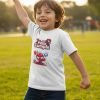 D_722834-MLM92536966663_092025-O.jpg Playera Infantil Feliz Cumpleaños Spiderman