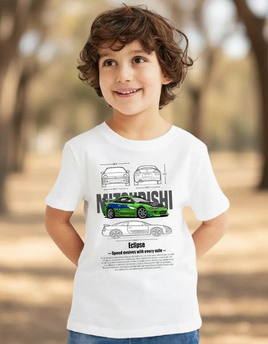 D_723705-MLM108114232593_032026-O.jpg Playera De Rapido Y Furioso Mitsubishi Eclipse Infantil