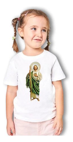 Playera San Judas Tadeo Infantil Imagen Sublime
