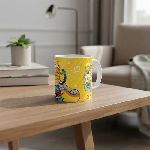 Taza De Los Simsons Diferentes Personajes