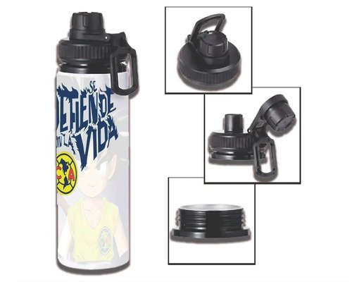 Botella De Agua 750 Ml Aluminio - Goku Vestido Del America