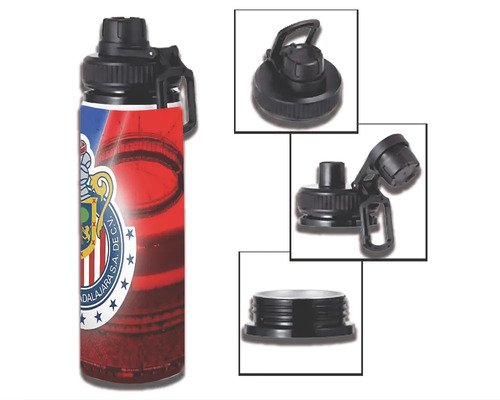 Botella De Agua 750 Ml Aluminio - De Las Chivas