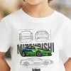 D_732130-MLM108116044909_032026-O.webp Playera De Rapido Y Furioso Mitsubishi Eclipse Infantil