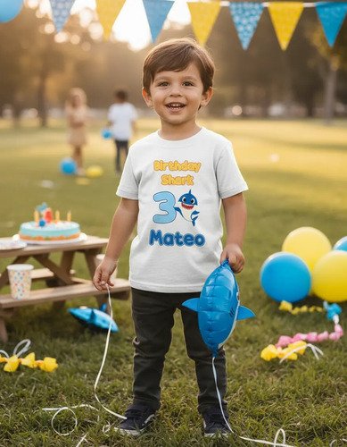 Combo 2 Playeras Unisex + 1 Playera Infantil De Baby Shark
