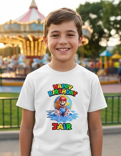 D_738722-MLM93119341549_092025-O.jpg Playera Mario Bros Para Cumpleaños Personalizada Fiesta