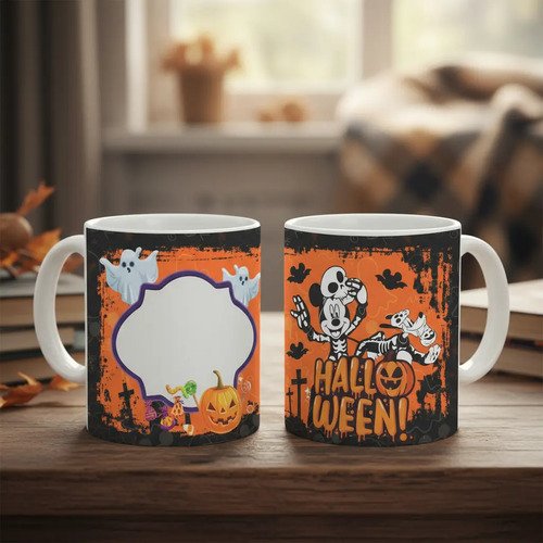 Taza Personalizada De Halloween Con Tu Foto